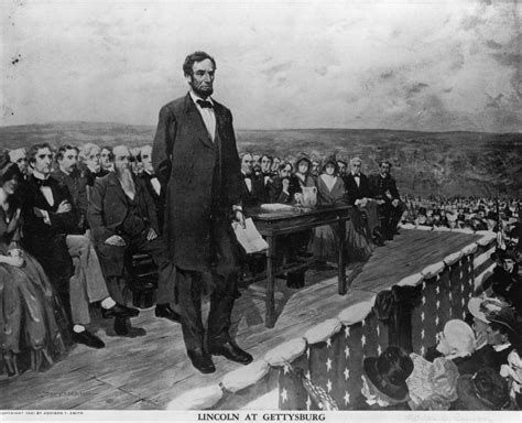 The Gettysburg Address; A Defining Moment in American History, Delivered by President Abraham Lincoln amidst a Nation Torn by Civil War